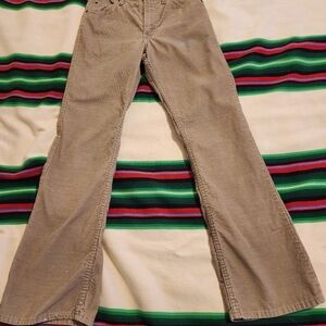 VTG 70's Levi's Beige Corduroy Bootcut Jeans